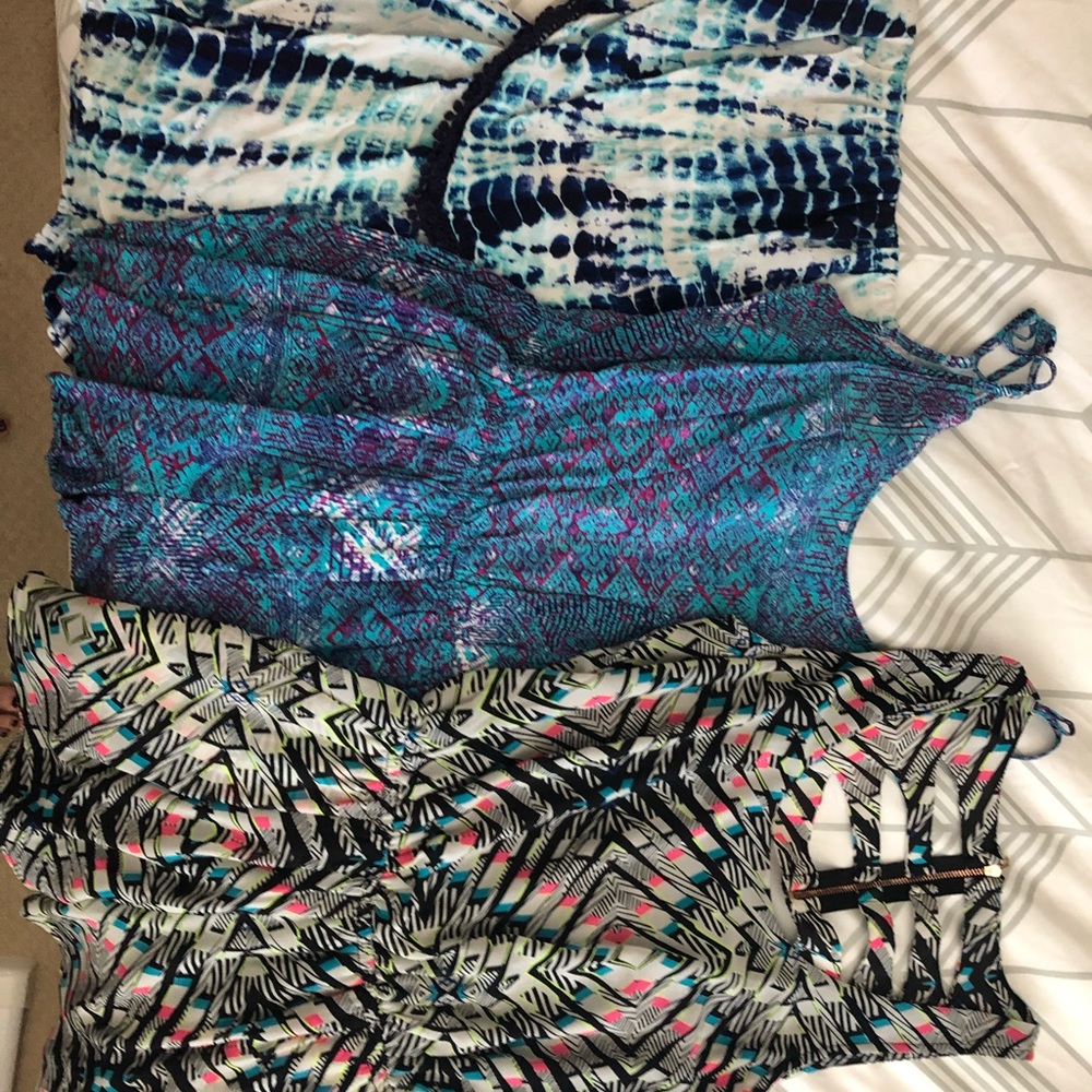 Forever 21 and Target rompers SIZE S AND XS.